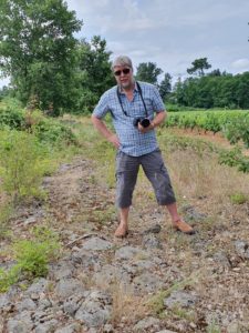 Der Autor bei Besuch der Via Aquitania